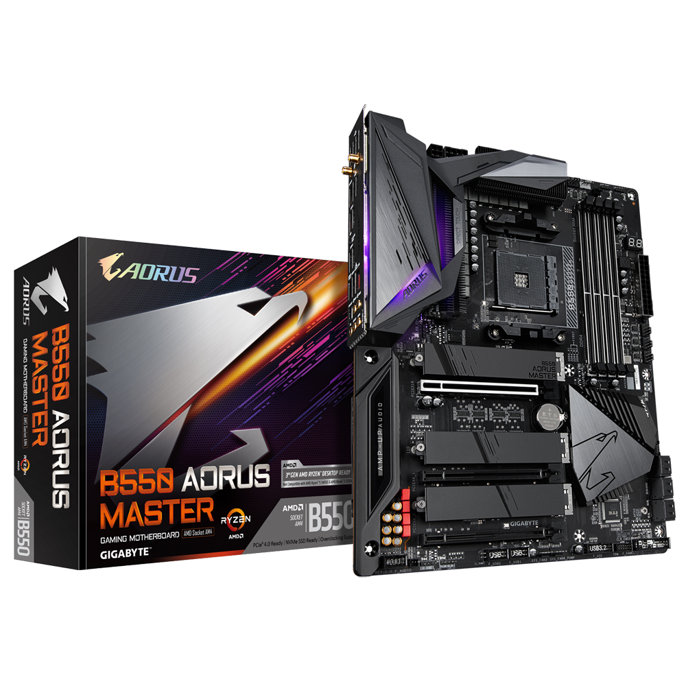 Gigabyte B550 Aorus Master Socket Am4 Motherboard Compu Fast