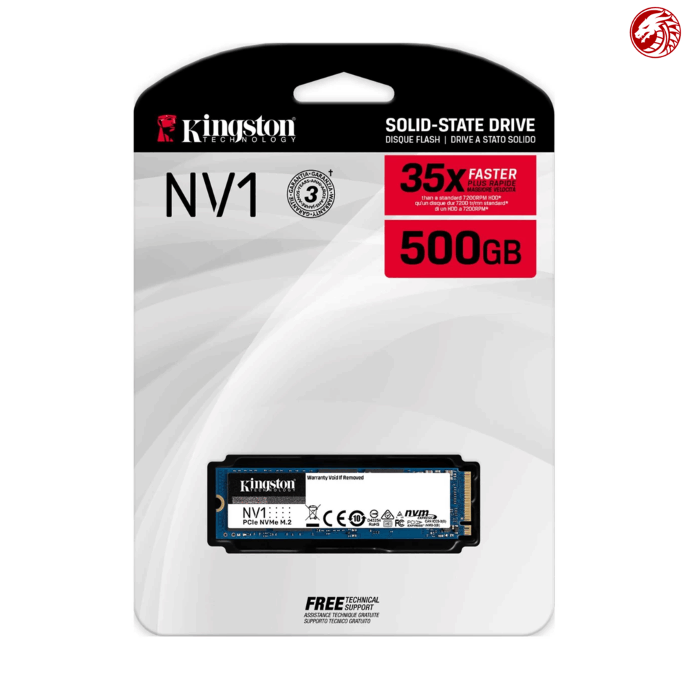 Kingston NV1 500GB NVMe PCIe SSD (SNVS/500G)