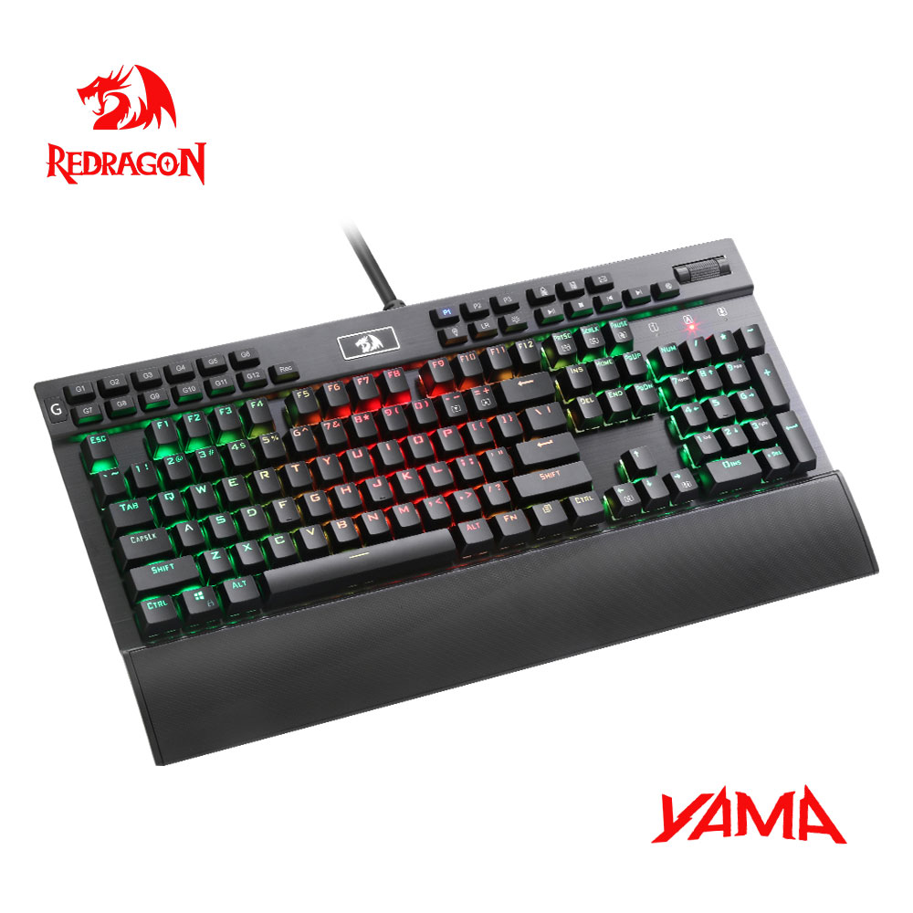 Redragon-YAMA-K550-USB-Mechanical-Gaming-Keyboard-RGB-Purple-Switch-104-Key-Backlit-Anti-Ghosting-PC