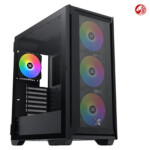 XIGMATEK Master X II PRO Gaming MID-TOWER CASE ARGB 4 Fans 750W 80 plus Psu