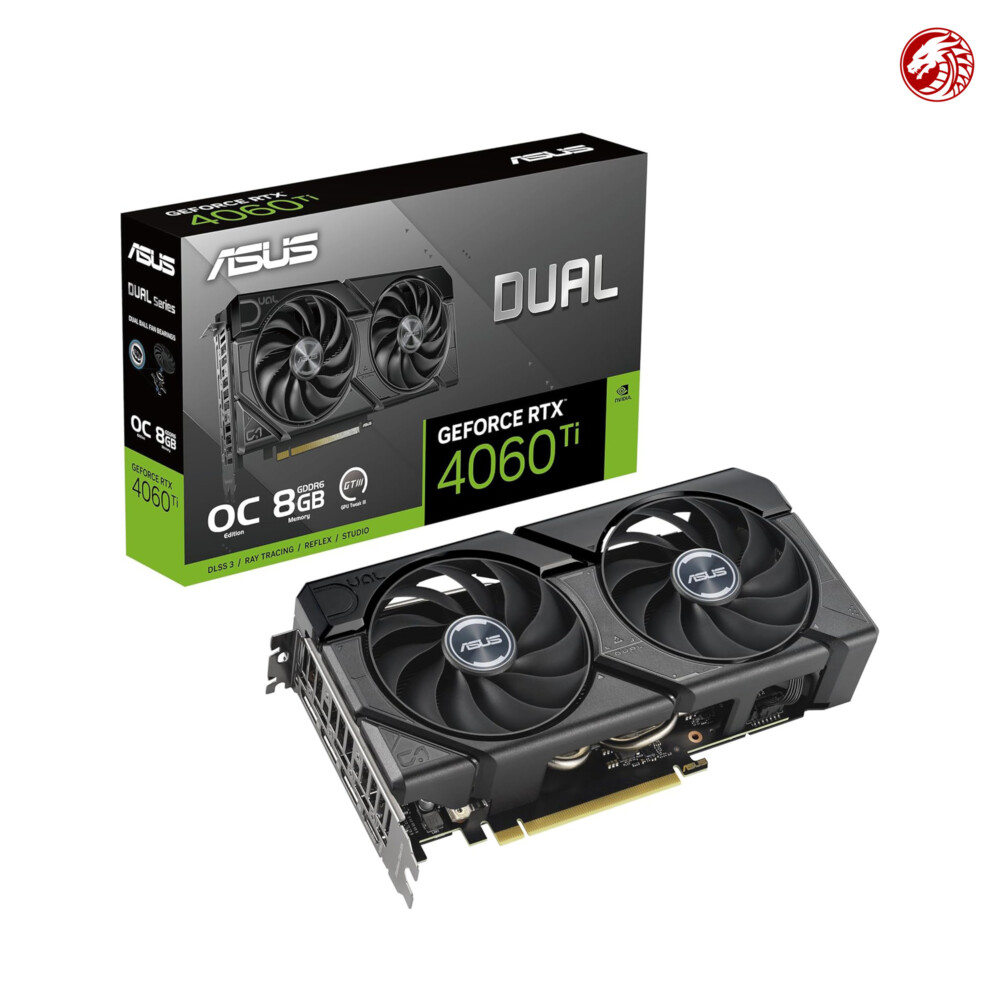 ASUS Dual GeForce RTX™ 4060TI OC Edition 8GB GDDR6
