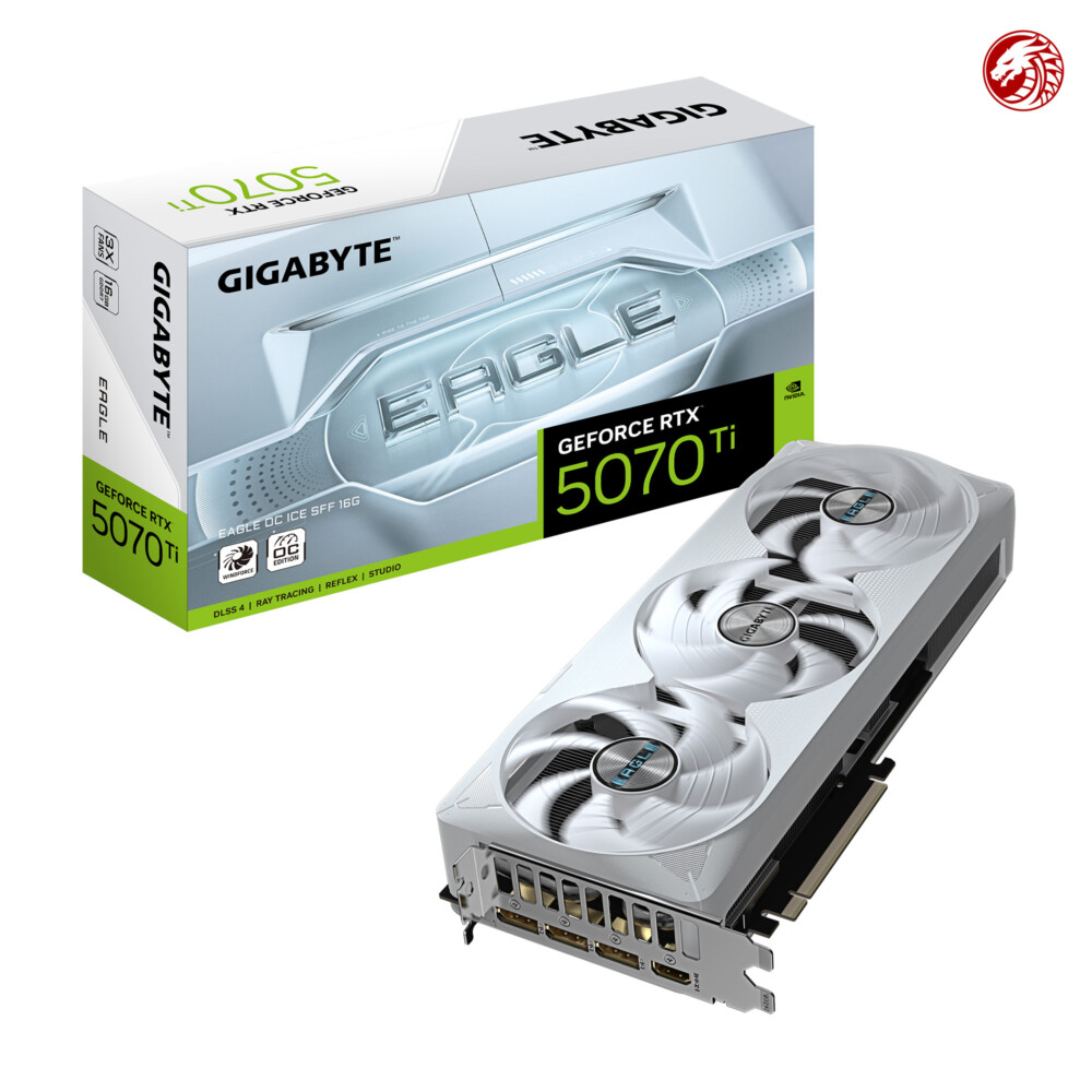 GIGABYTE GeForce RTX 5070 Ti EAGLE OC ICE SFF 16G