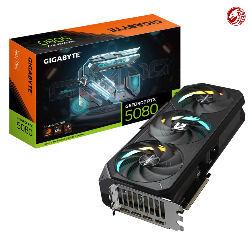Gigabyte GeForce RTX 5080 Gaming OC 16G Graphics Card - 16GB GDDR7
