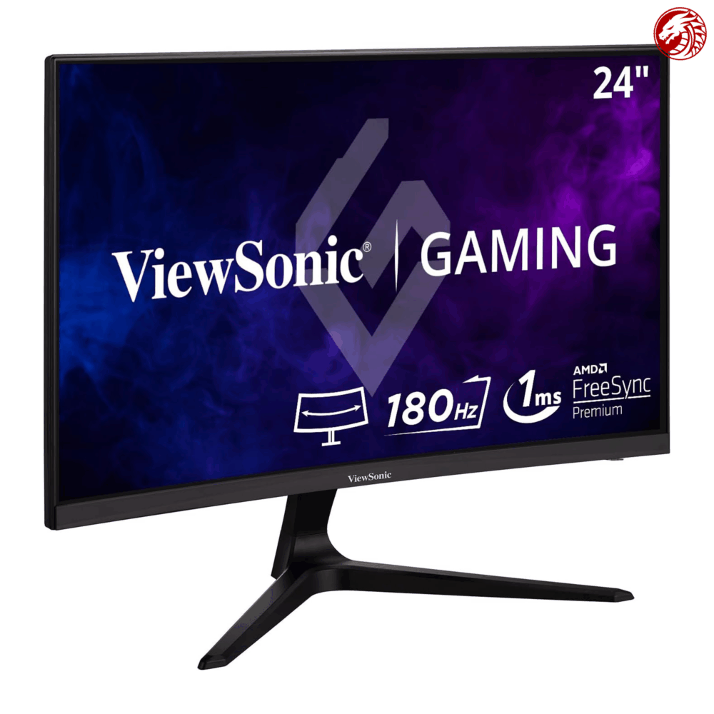 Viewsonic Omni VX2418C 24 Inch 1080p 1ms 180Hz Curved Gaming Monitor