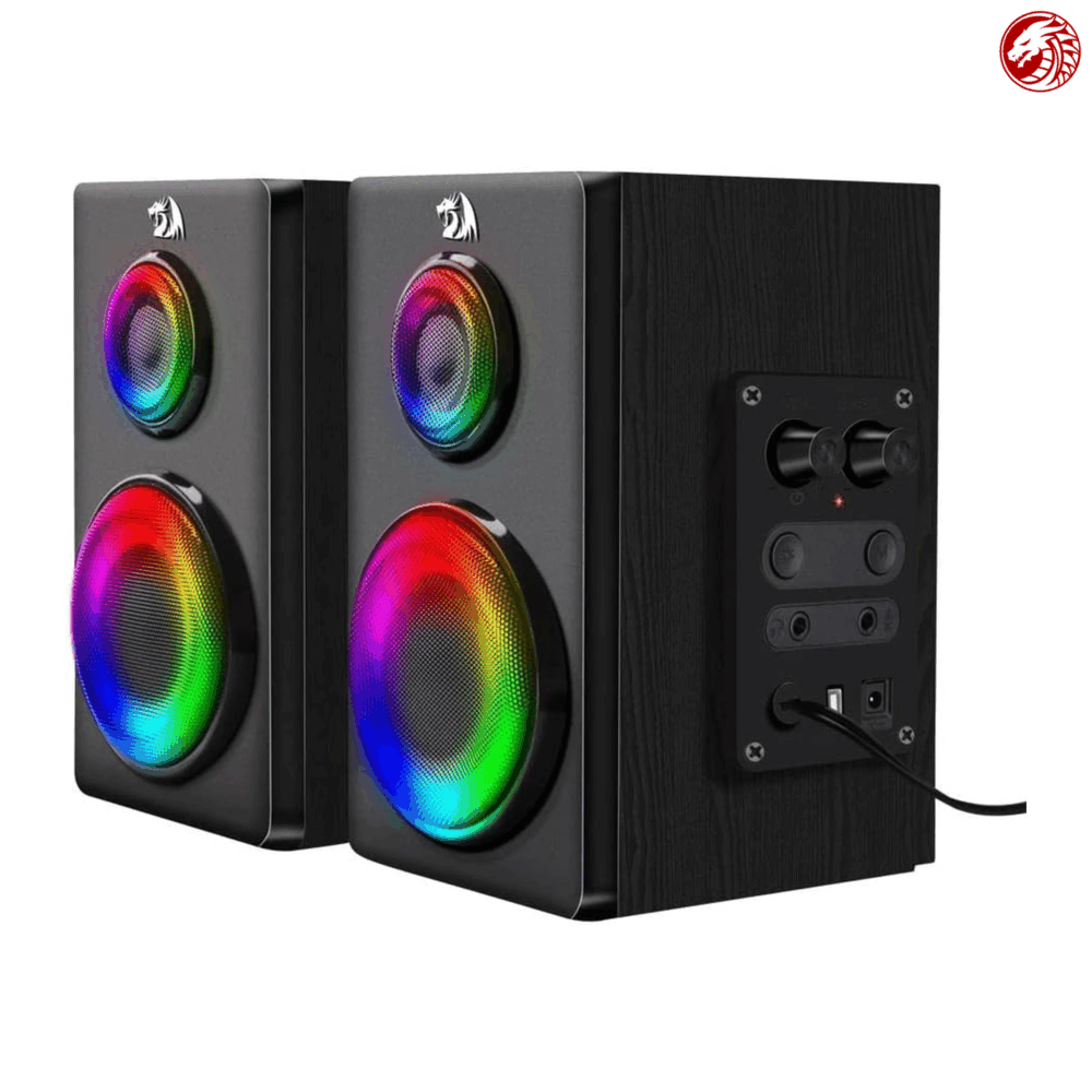 Redragon Orchestra RGB Stereo 2.0 USB Gaming Speaker, 3.5mm Bluetooth - GS811