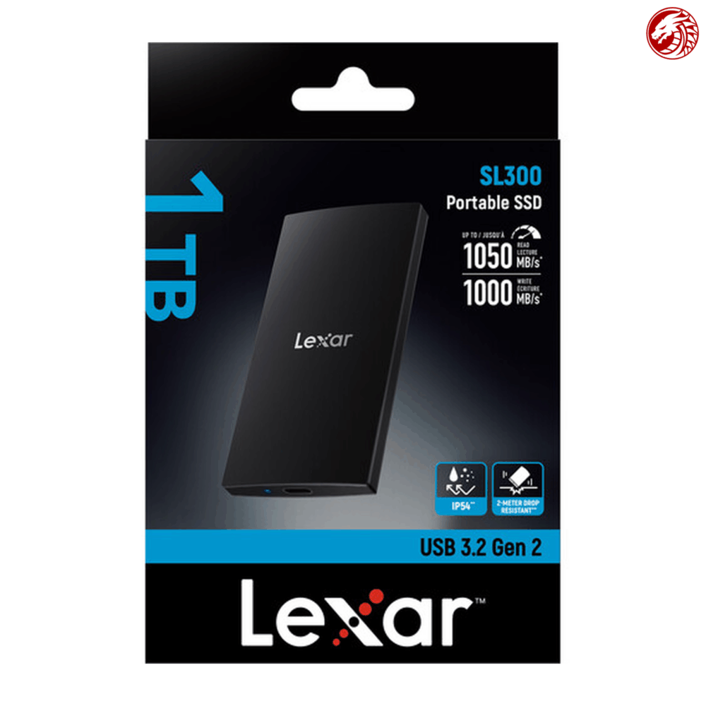 Lexar SL300 1TB Portable External SSD