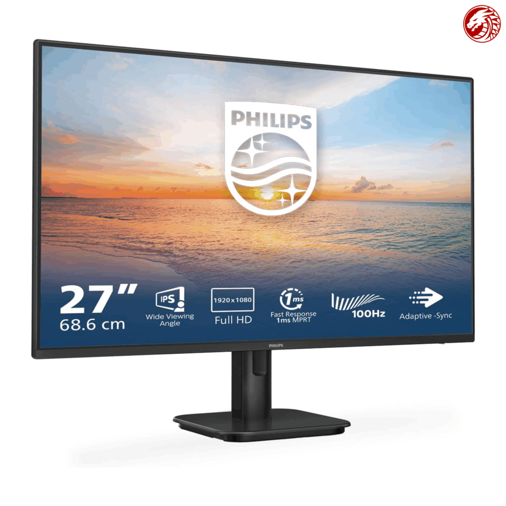 PHILIPS 27E1N1100A - 27 Inch FHD Monitor, 100Hz, IPS, 1ms, Speakers