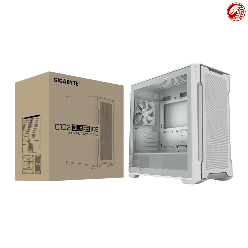 GIGABYTE C102 Glass Mid Tower Case