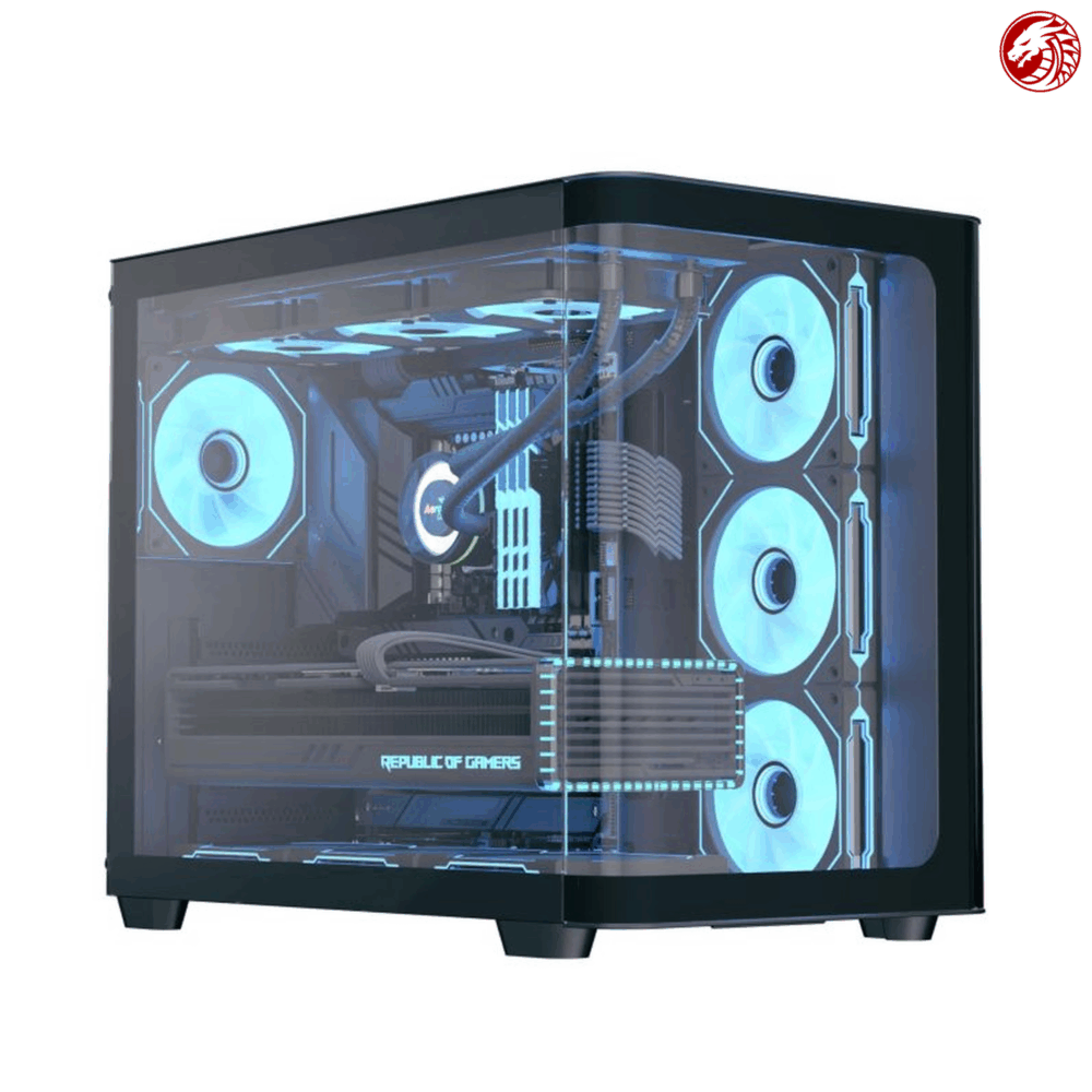 Aerocool P500C Mid Tower Case - Black