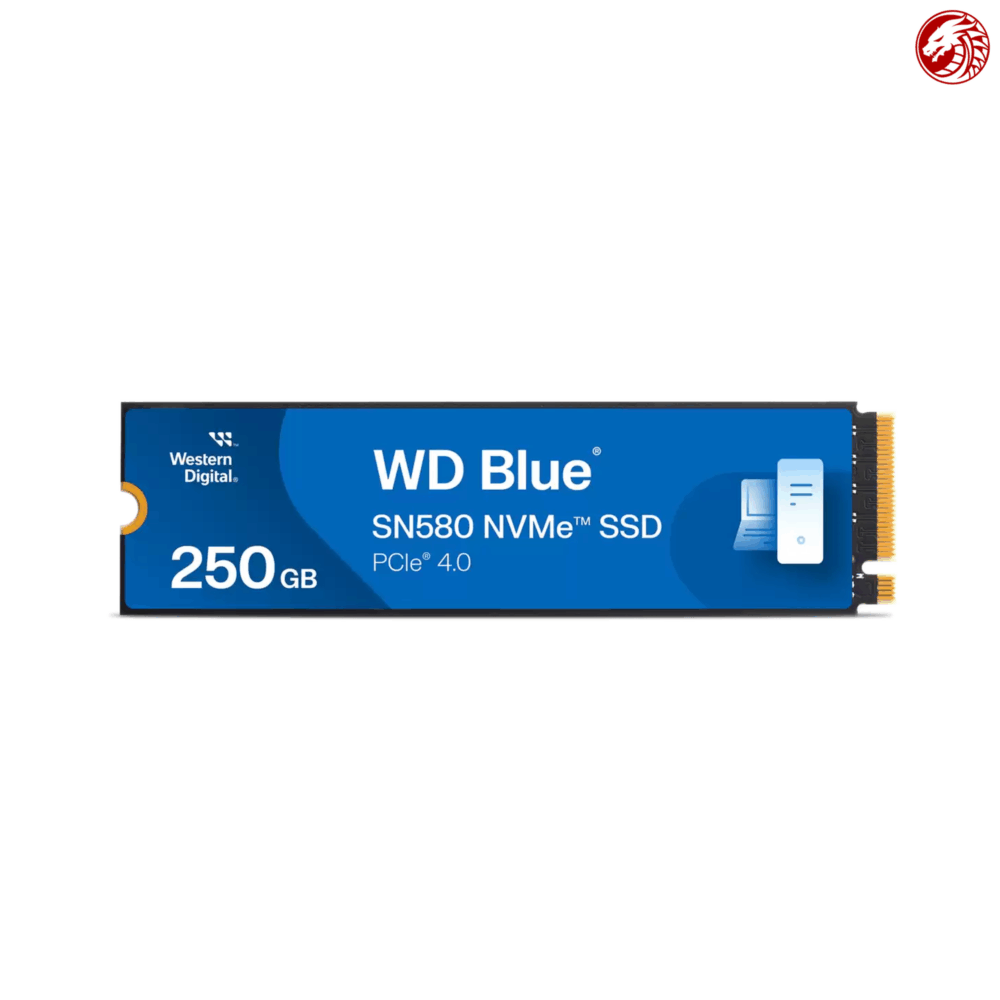 Western Digital 250GB WD Blue SN580 SSD PCIe Gen4 x4