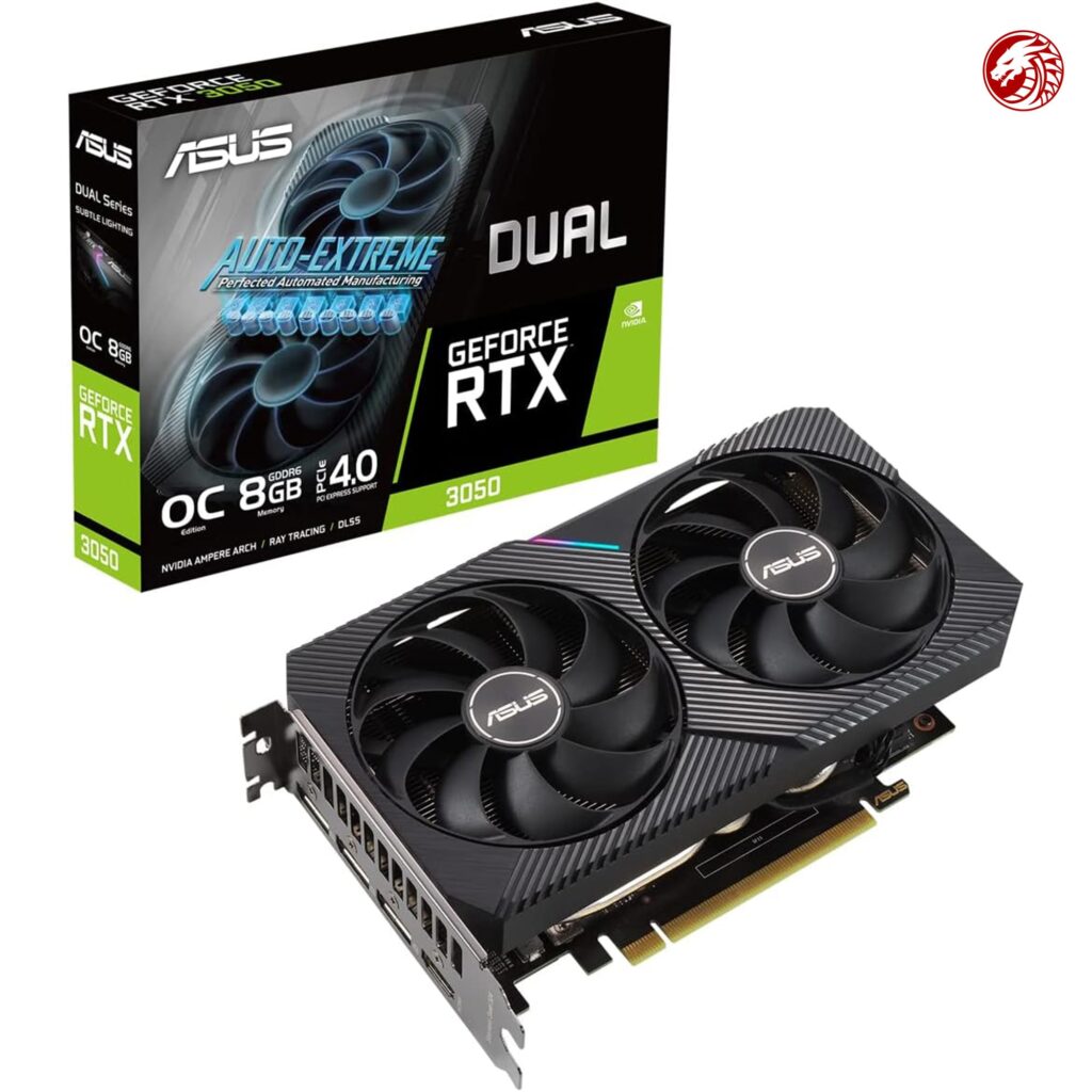 ASUS Dual GeForce RTX 3050 OC Edition 8GB GDDR6 RAM Graphics Card 128 ...